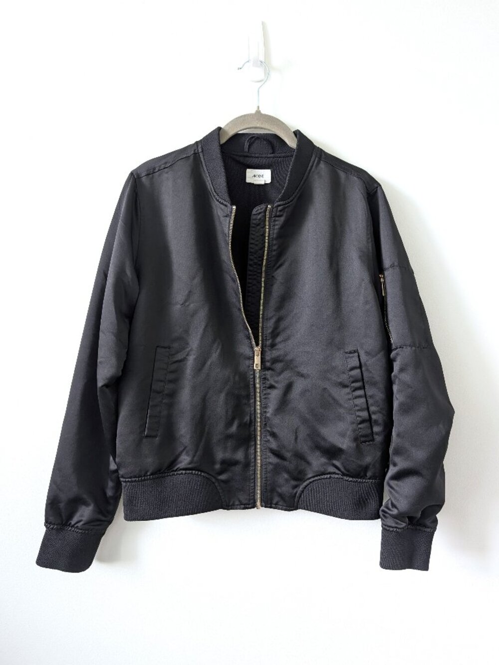 ARDENE Satin Bomber Jacket | Small